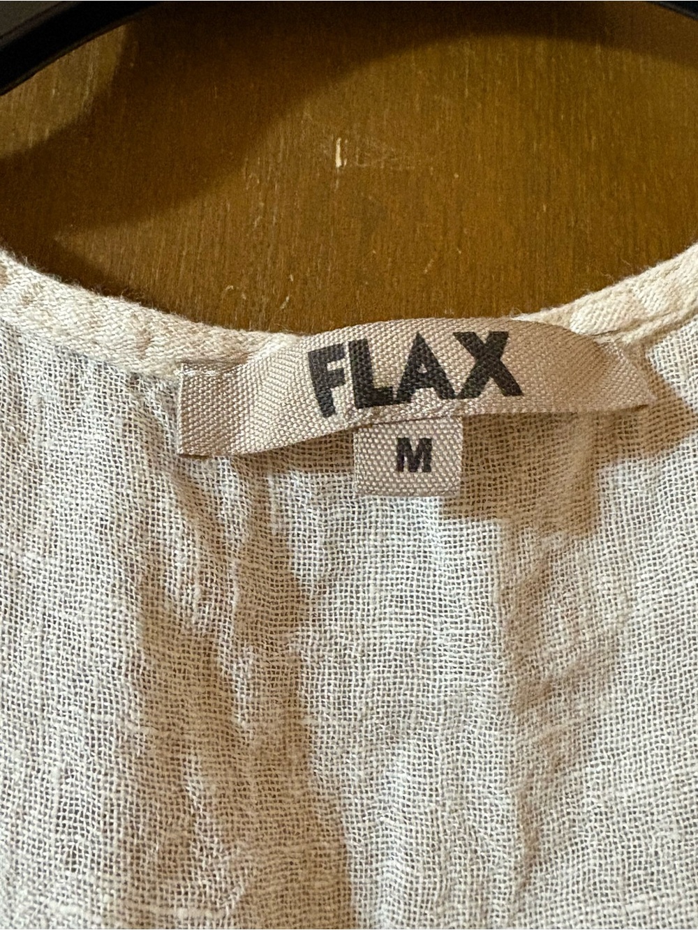 Flax Linen Midi Tank Dress in Off-White - Picture 2 of 6